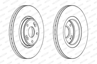 ΔΙΣΚΟΠΛΑΚΑ RENAULT LAGUNA ΙΙ >06 ΕΜΠΡΟΣ 300Χ26 - ADC5149