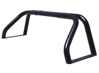 Μαύρο ματ ανοξείδωτο Roll bar δύο σκελών Mitsubishi L200 Triton 2015->2019 & 2020+-thumb-3