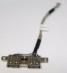 Πλακέτα  USB 2 Θύρες με Καλώδιο για Toshiba Satellite A210 Series (8 Pin) (Refurbished)