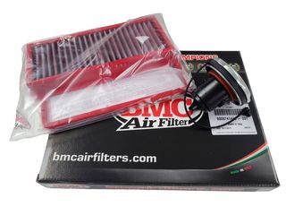 Abarth 500 ΣΕΤ Φίλτρο Αέρα BMC & Τάπα Βενζίνης Αλουμινίου Καινούργια Γνήσια- 71808390-thumb-2