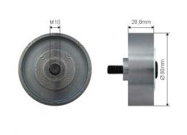 Τεντωτήρας ιμάντα TOYOTA LAND CRUISER PRADO 120 '02-'09, HILUX '02, HIACE '04, RRK-TY-004, RRKTY004, 88440-0K010
