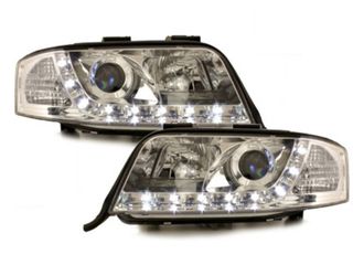 ΕΜΠΡΟΣΘΙΑ D-LITE LED DRL ΦΑΝΑΡΙΑ ΓΙΑ AUDI A6 SEDAN (4B,C5)