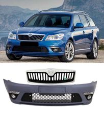 ΠΡΟΦΥΛΑΚΤΗΡΑΣ ΕΜΠΡΟΣ Skoda Octavia II Mk2 1Z Facelift (2009-2013) RS Desing ΕΤΟΙΜΟΠΑΡΑΔΟΤΑ