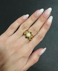 Δαχτυλιδι 18k με Μαργαριτάρι-thumb-1