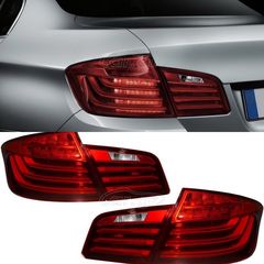 ΦΑΝΑΡΙΑ ΠΙΣΩ LED BMW 5 Series F10 (2011-2017) Red Clear LCI Design