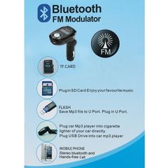 BLUETOOTH FM MODULATOR BT-303 .0" LCD V2.1 HANDSFREE FM TRANSMITTER-thumb-6