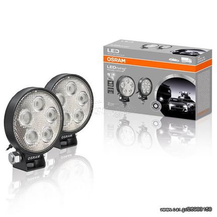 Προβολείς Εργασίας Set Osram Round VX70-SP 5 Led 12 / 24 Volt 20W LEDWL102-SP