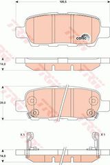 ΤΑΚΑΚΙΑ RENAULT KOLEOS ΠΙΣΩ - PBP0128