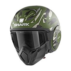 ΚΡΑΝΟΣ Shark Street Drak Kanhji matte green camo ECE