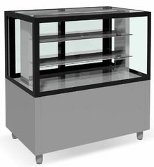 Βιτρίνα Ψυχόμενη Επιδαπέδια INOX 108x70x120 - Καινούργια.