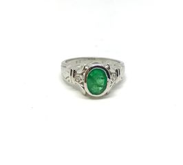 Δαχτυλιδι 18k με Σμαράγδι-thumb-8