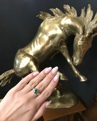 Δαχτυλιδι 18k με Σμαράγδι-thumb-15