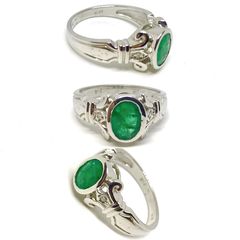 Δαχτυλιδι 18k με Σμαράγδι-thumb-17