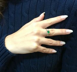 Δαχτυλιδι 18k με Σμαράγδι-thumb-5