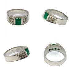 Δαχτυλιδι 18k με Σμαράγδι-thumb-10