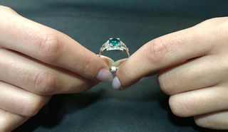 Δαχτυλιδι 18k με Σμαράγδι-thumb-10