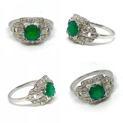 Δαχτυλιδι 18k με Σμαράγδι-thumb-12