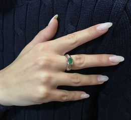 Δαχτυλιδι 18k με Σμαράγδι-thumb-2