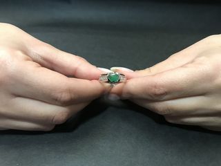 Δαχτυλιδι 18k με Σμαράγδι-thumb-4