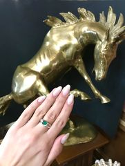 Δαχτυλιδι 18k με Σμαράγδι-thumb-10