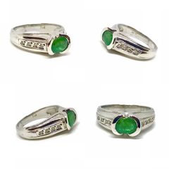 Δαχτυλιδι 18k με Σμαράγδι-thumb-12