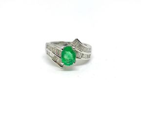 Δαχτυλιδι 18k με Σμαράγδι-thumb-8