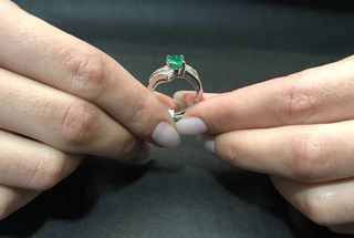 Δαχτυλιδι 18k με Σμαράγδι-thumb-14