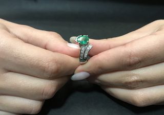 Δαχτυλιδι 18k με Σμαράγδι-thumb-15