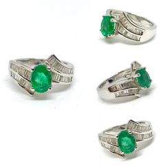 Δαχτυλιδι 18k με Σμαράγδι-thumb-16