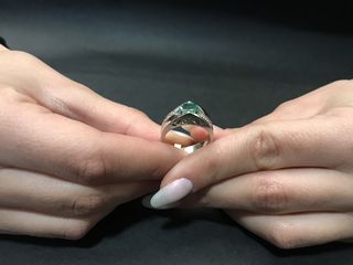 Δαχτυλιδι 18k με Σμαράγδι-thumb-2