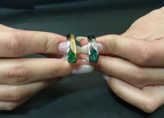 Δαχτυλιδι 18k με Σμαράγδι-thumb-8