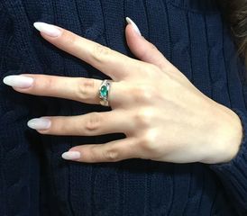 Δαχτυλιδι 18k με Σμαράγδι-thumb-11