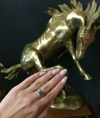 Δαχτυλιδι 18k με Σμαράγδι-thumb-14
