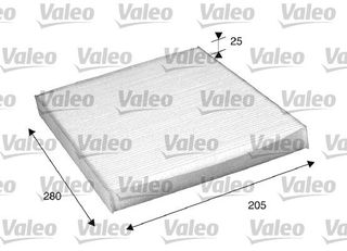 Φίλτρο αέρα εσωτερικού χώρου VW GOLF 1984 - 1992 ( Mk2 ) VALEO 698885