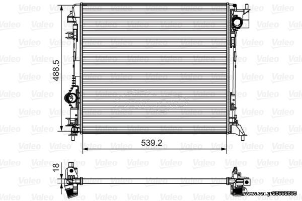 Ψυγείο Νερού NISSAN QASHQAI 2013 - 2017 VALEO 735625