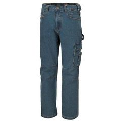 Τζην εργασίας από stretch denim βαμβακερό