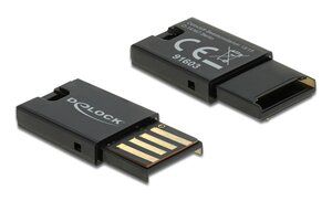 DELOCK card reader USB 2.0 91603 για κάρτες μνήμης micro SD, μαύρο