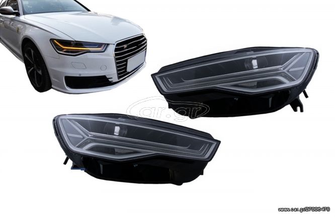 ΕΜΠΡΟΣΘΙΑ LED MATRIX-DESIGN ΦΑΝΑΡΙΑ ΓΙΑ AUDI A6 (4G,C7)