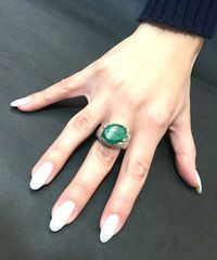 Δαχτυλιδι 18k με Σμαράγδι-thumb-6