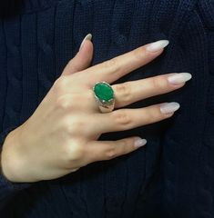 Δαχτυλιδι 18k με Σμαράγδι-thumb-8