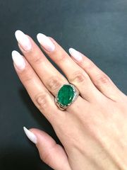 Δαχτυλιδι 18k με Σμαράγδι-thumb-9