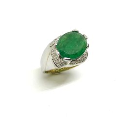 Δαχτυλιδι 18k με Σμαράγδι-thumb-17