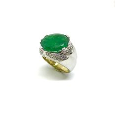 Δαχτυλιδι 18k με Σμαράγδι-thumb-18