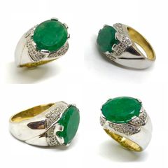 Δαχτυλιδι 18k με Σμαράγδι-thumb-21
