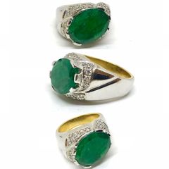 Δαχτυλιδι 18k με Σμαράγδι-thumb-22