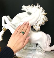 Δαχτυλιδι 18k με Σμαραγδι-thumb-7