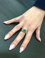 Δαχτυλιδι 18k με Σμαραγδι-thumb-10