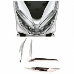 ΔΙΑΚΟΣΜΗΤΙΚΟ INOX ΕΜΠΡΟΣ ΦΑΝΑΡΙΟΥ PCX125 ABS ('19-->) www.HondaBikes.gr