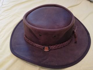 Red Rock 1079 BD Full Grain Kangaroo Hat-thumb-1