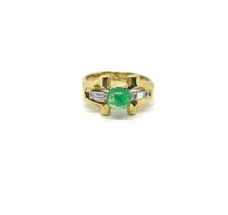 Δαχτυλιδι 18k με Σμαραγδι-thumb-8